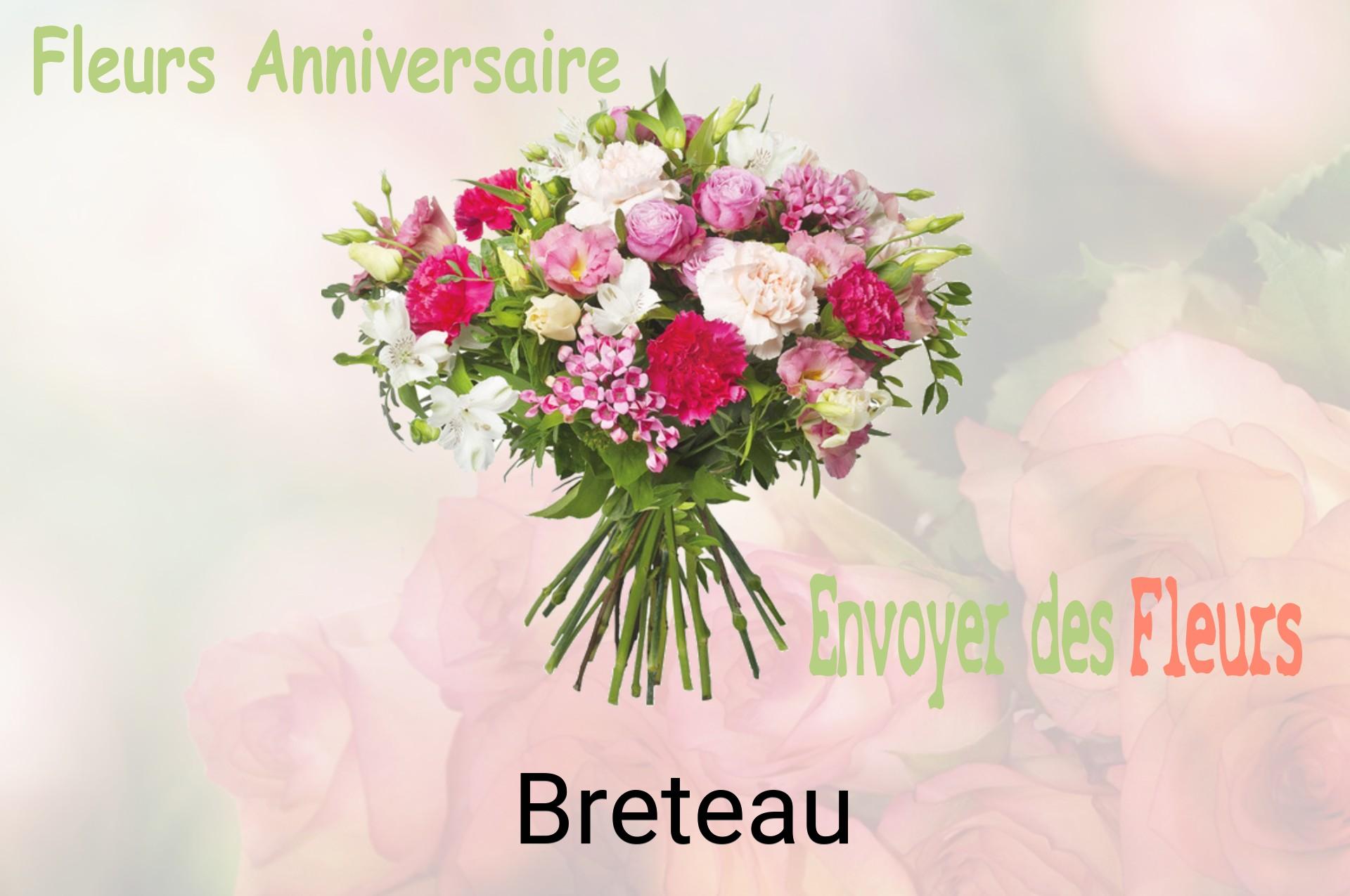 Bouquet de fleurs d’anniversaire livré à Breteau