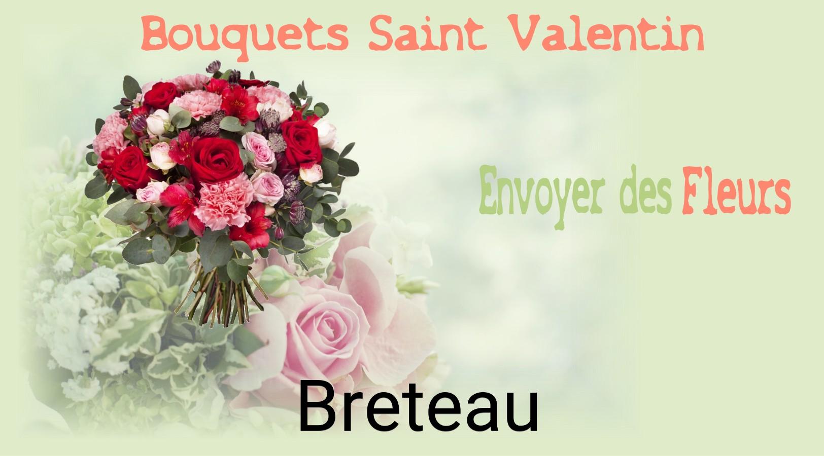 Roses de Saint-Valentin livrées à Breteau